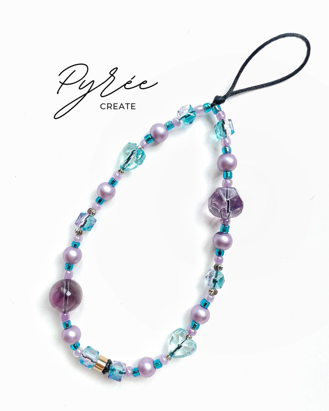 Vol VII. Lavender Glow - Amethyst - Phone Charm/Phone Strap