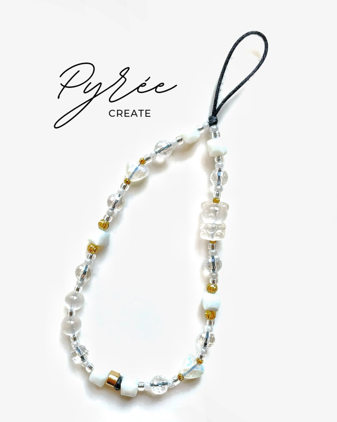 Vol VII. White Polar Care Bear - Selenite Satin Spar