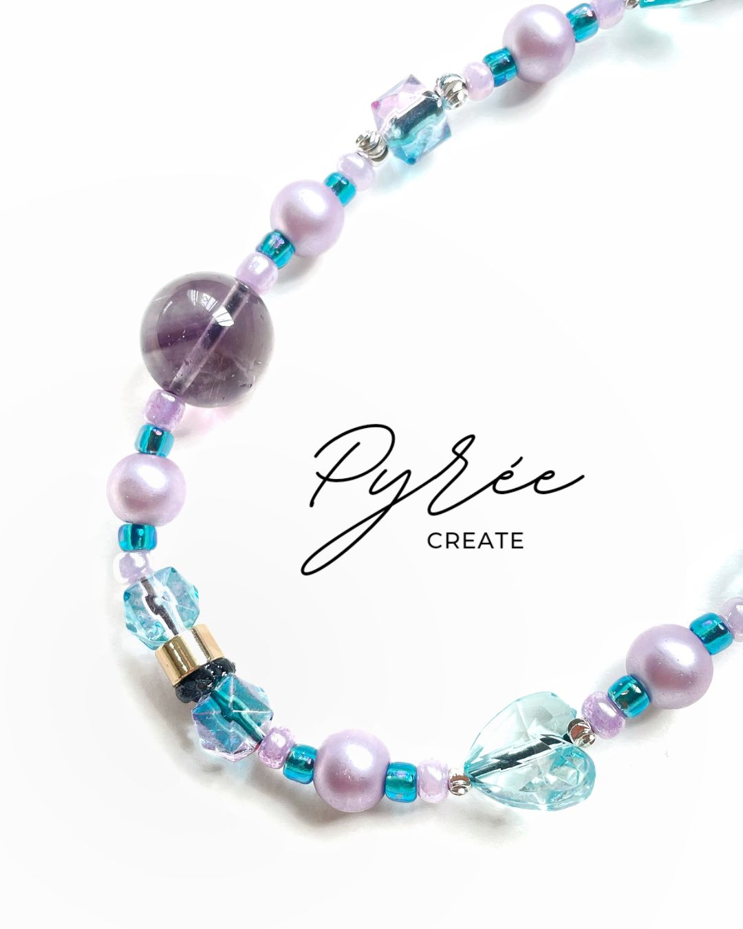Vol VII. Lavender Glow - Amethyst - Phone Charm/Phone Strap