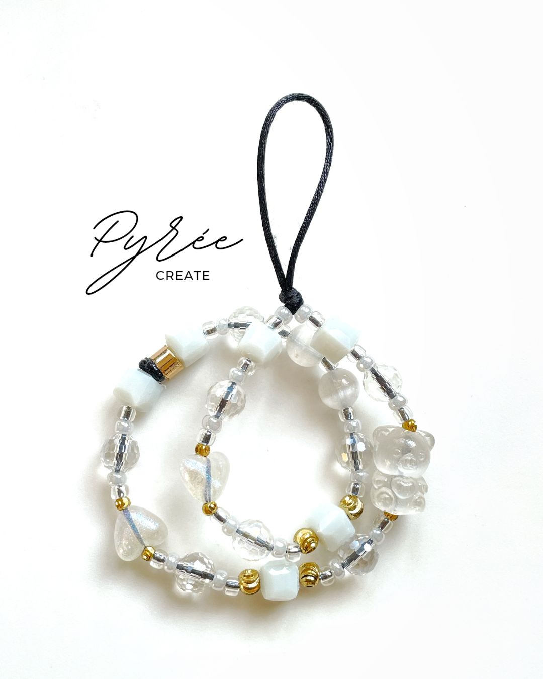Vol VII. White Polar Care Bear - Selenite Satin Spar