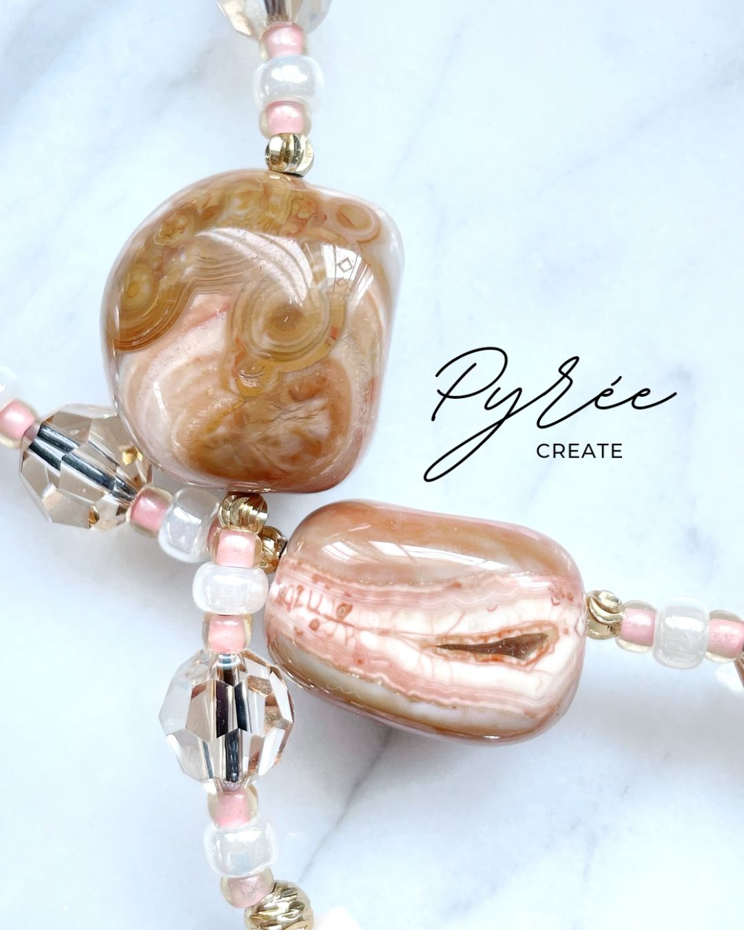 [One & Only] 2nd Birthday Set: Gems of Joy - Crazy Lace Agate