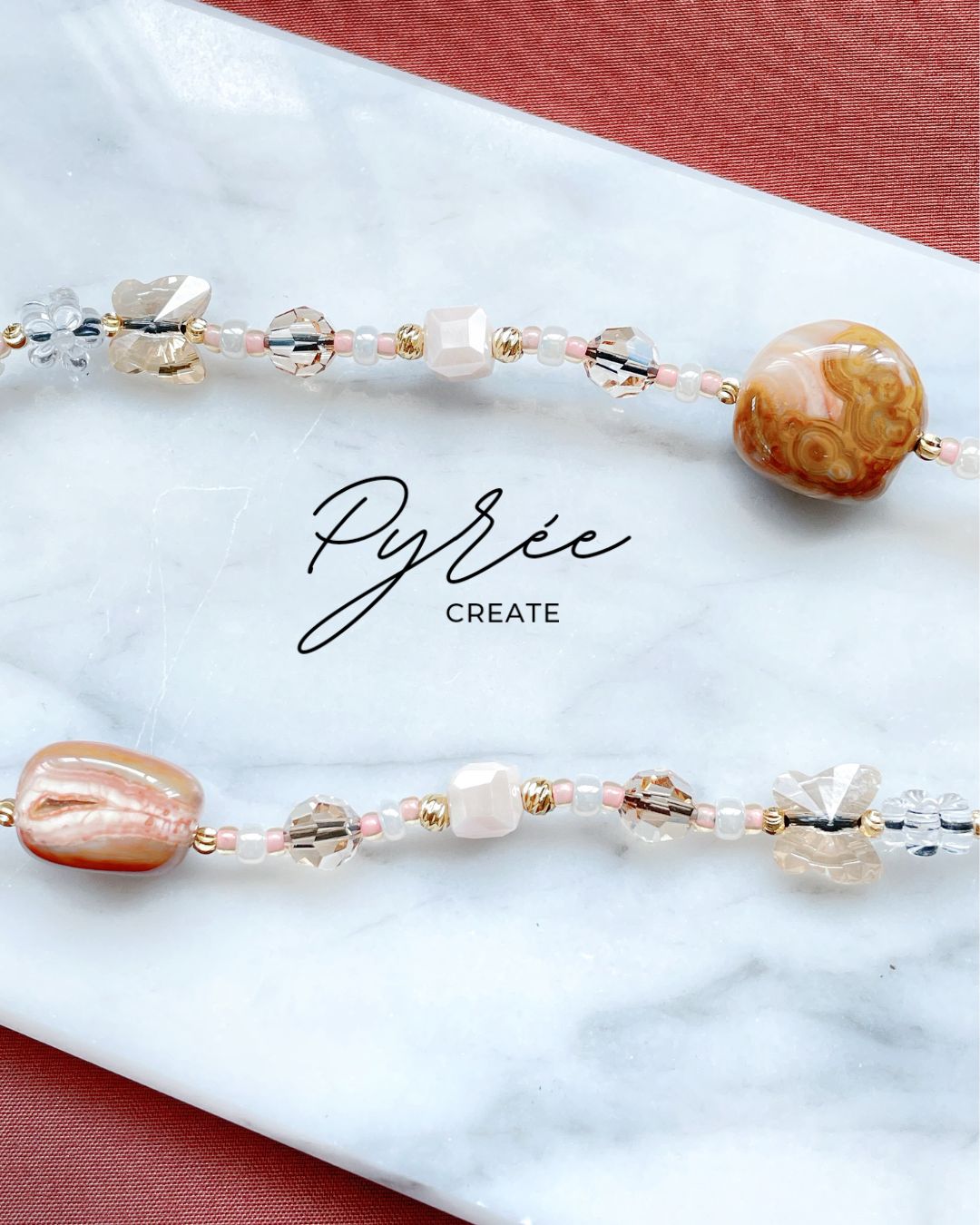 [One & Only] 2nd Birthday Set: Gems of Joy - Crazy Lace Agate