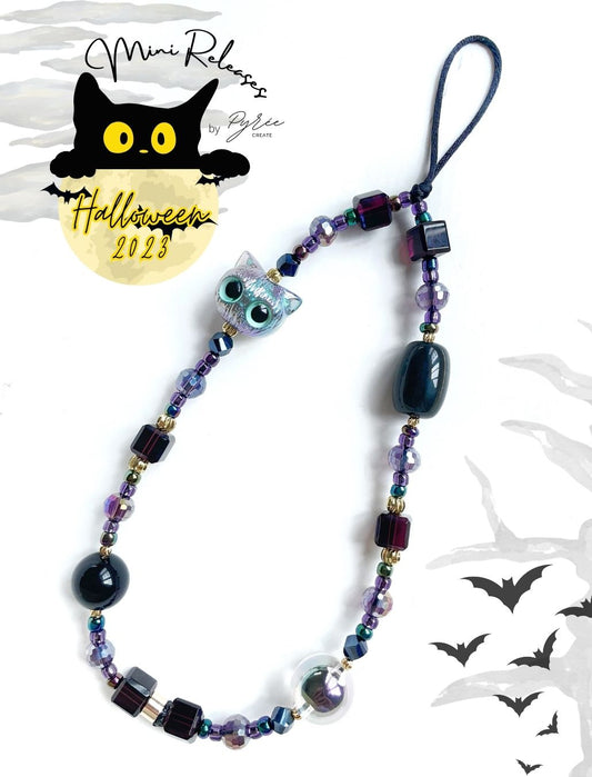 [Halloween 2023] Cat of Luck - Rainbow Obsidian