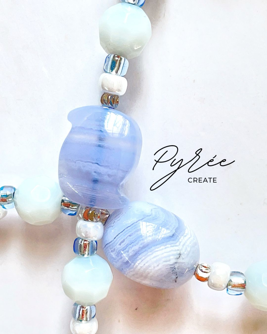 [One & Only] Lace of Serenity - Blue Lace Agate