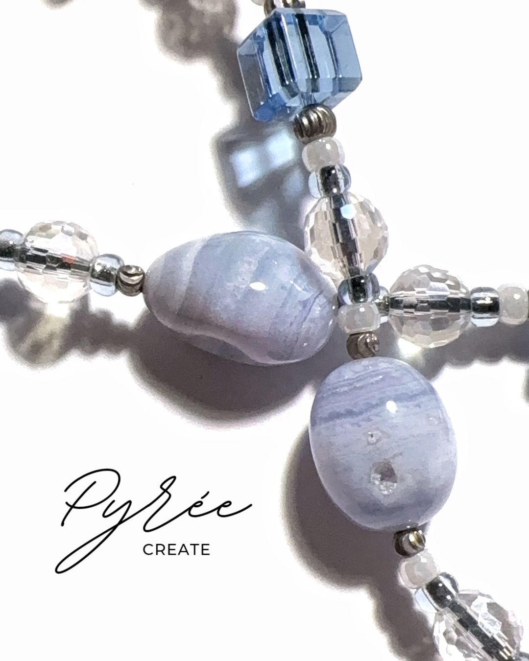 [One & Only] Eirene's Veil - Blue Lace Agate