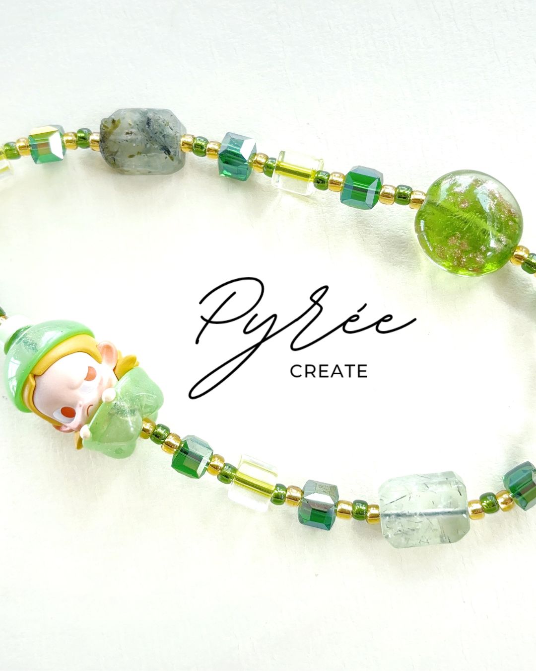 [One & Only] Apple Fusion Zsiga - Peridot - Phone Charm / Phone Strap