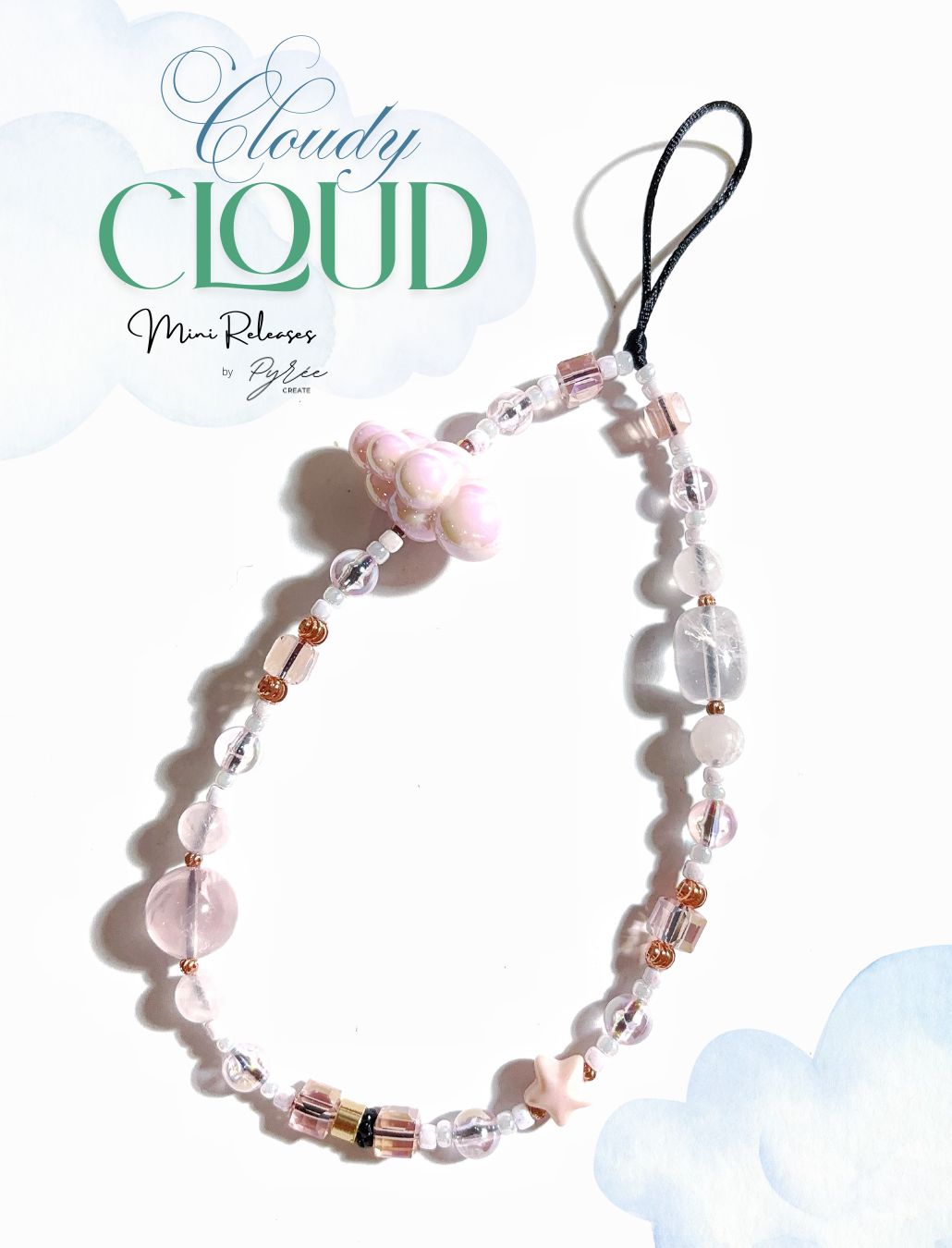 [Cloudy Cloud] Sky of Roses - Rose Quartz