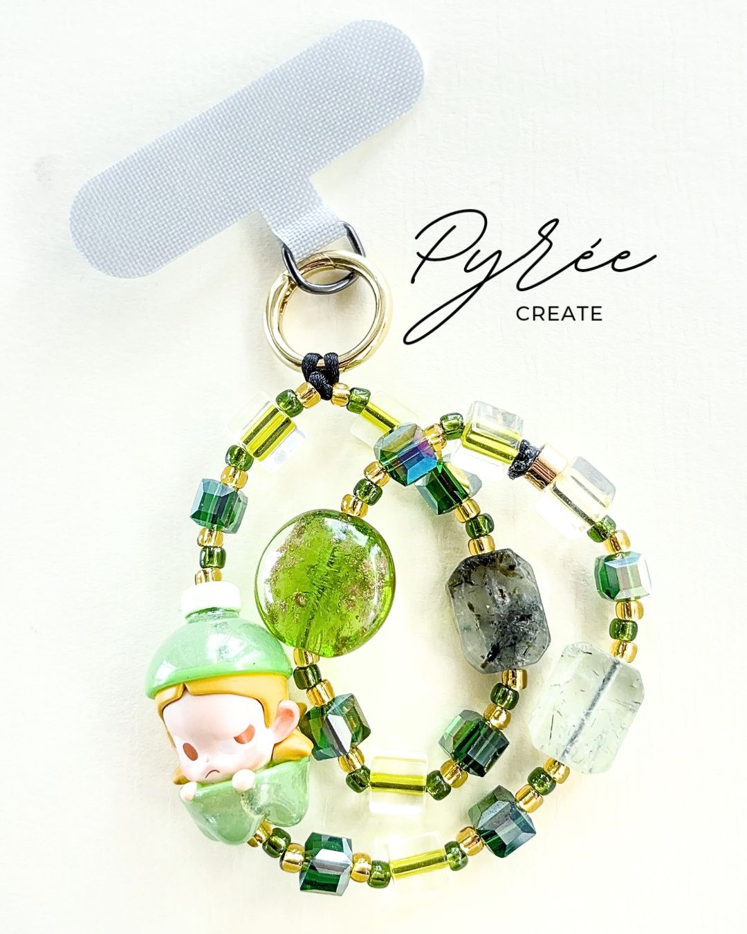 [One & Only] Apple Fusion Zsiga - Peridot - Phone Charm / Phone Strap