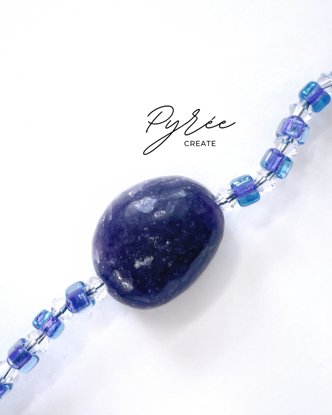 [One & Only] Calming Papa Bear - Lepidolite